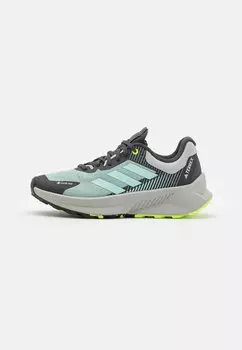 Кроссовки для походов Adidas Terrex Soulstride Flow GTX, серый/бирюзовый