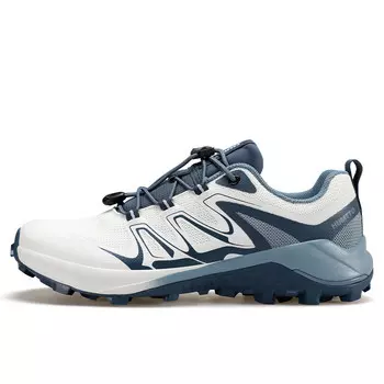 Кроссовки для походов и треккинга мужские с низким верхом серо-синий Humtto