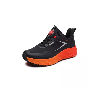 Кроссовки для походов и треккинга мужские с низким верхом, черный/красный Toread