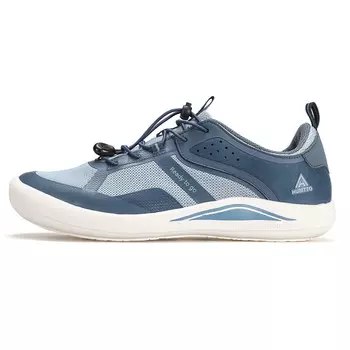 Кроссовки для походов и треккинга мужские с низким верхом серо-синий Humtto