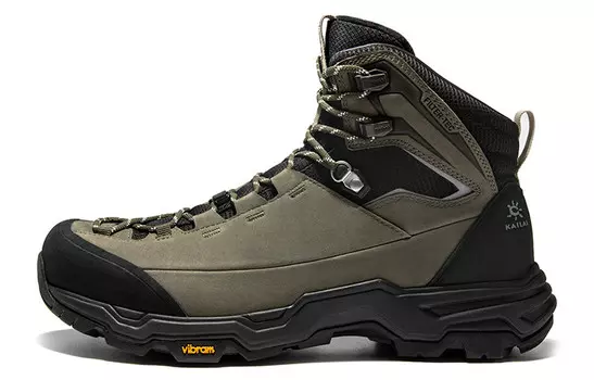 Кроссовки для походов и треккинга мужские, среднего размера, темно-зеленый мох Kailas