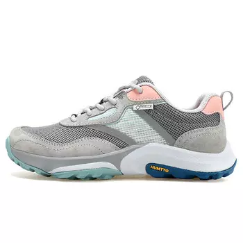 Кроссовки для походов и треккинга женские с низким верхом светло-розовый Humtto, цвет Ash light powder