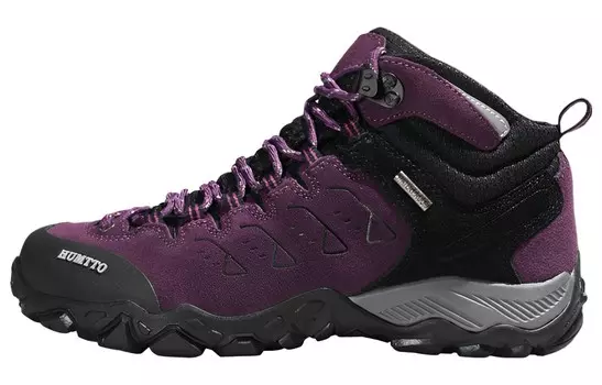 Кроссовки для походов и треккинга женские с высоким берцем, фиолетовый Humtto