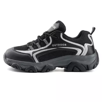 Кроссовки для походов / треккинга мужские с низким верхом белого цвета Gesenlang, черный