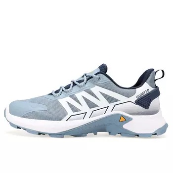 Кроссовки для походов / треккинга мужские с низким верхом белого цвета Humtto, светло-голубой