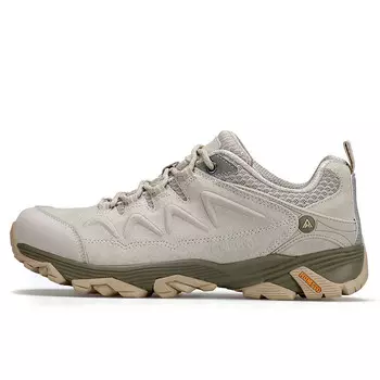 Кроссовки для походов / треккинга мужские с низким верхом бежевого цвета Matcha Green Humtto