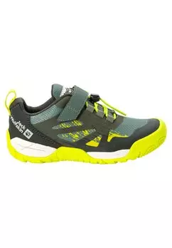 Кроссовки для походов Villi Action Low Jack Wolfskin, шиферно-зеленые