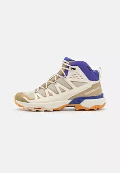 Кроссовки для походов X ULTRA 360 EDGE MID GTX Salomon, цвет bleached sand/kelp/spectrum blue
