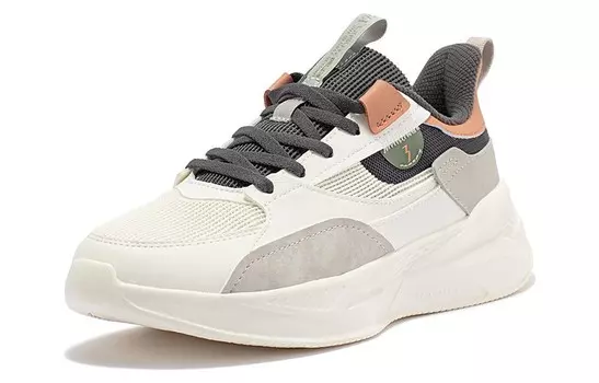 Кроссовки для повседневной носки Женская с низким верхом Белый Серый 361°