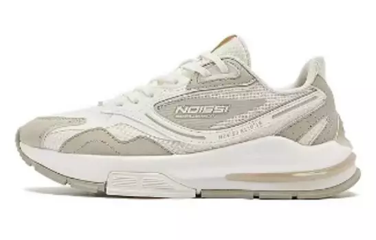 Кроссовки для повседневной носки Женская с низким верхом Белый Серый Qiaodan