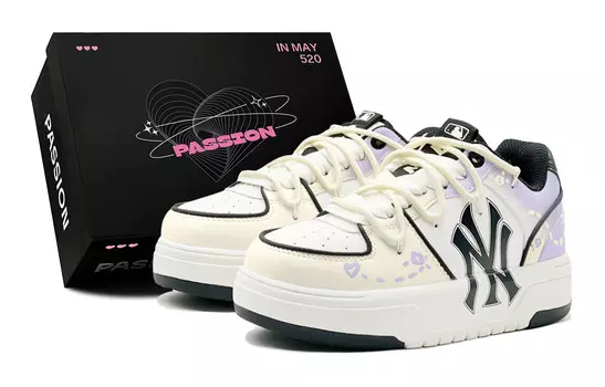 Кроссовки для скейтборда Chunky Liner, унисекс, низкие, фиолетовый Mlb