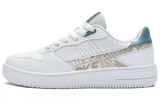 Кроссовки для скейтборда мужские низкие Oak Bud белый/серый Green Jade Erke