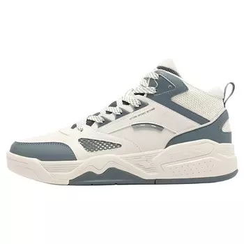 Кроссовки для скейтборда мужские с высоким берцем 672336609 овсяный молочный/темный железный пепел 361°, цвет Deep Iron Gray