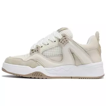 Кроссовки для скейтборда унисекс низкие бежево-серый Fairwhale