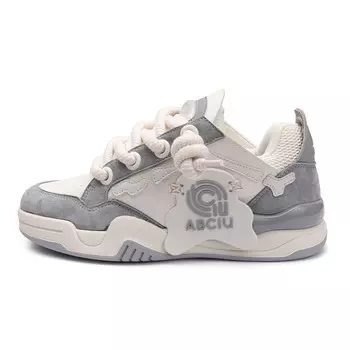 Кроссовки для скейтборда унисекс низкие бежевый Abciu