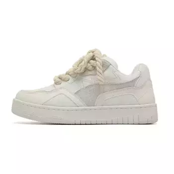 Кроссовки для скейтборда унисекс низкие бежевый Angelmix