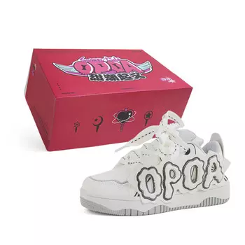 Кроссовки для скейтборда унисекс низкие серый Opoa