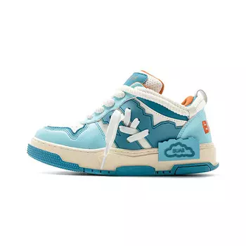 Кроссовки для скейтборда унисекс низкие синий/белый Buab