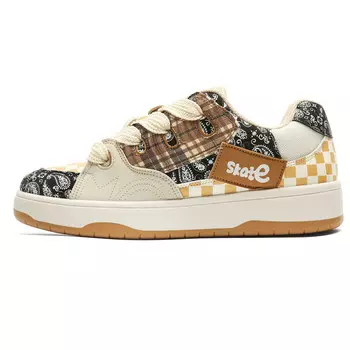 Кроссовки для скейтборда унисекс с низким верхом, цвет рис/желтый Arte Brotto