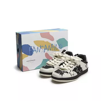 Кроссовки для скейтборда унисекс с низким верхом черного цвета Fang Sanhuo