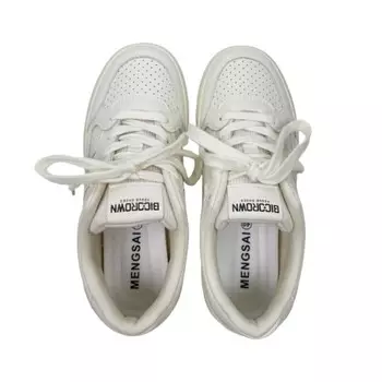 Кроссовки для скейтборда унисекс с низким верхом белого цвета Mengsai, бежевый