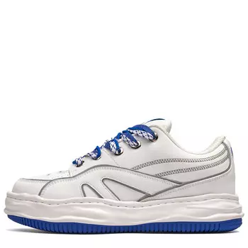 Кроссовки для скейтборда унисекс с низким верхом белого/синего цвета Youthloser, цвет Klein Blue