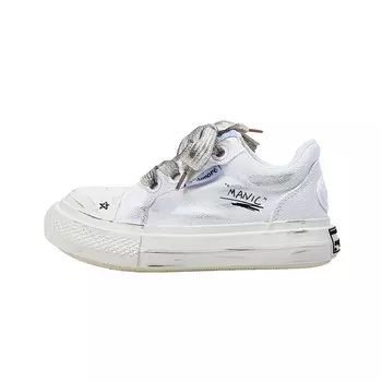 Кроссовки для скейтборда унисекс с низким верхом белого цвета Boom Guy, белый