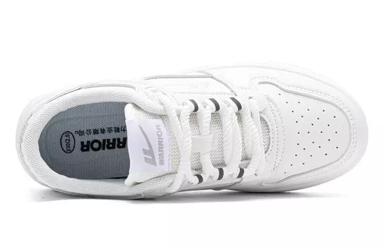 Кроссовки для скейтборда унисекс с низким верхом белого цвета Warrior, цвет All White