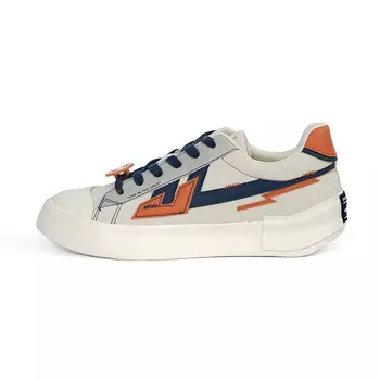 Кроссовки для скейтборда унисекс с низким верхом оранжево-красный Warrior