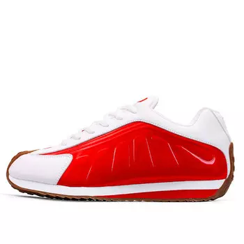 Кроссовки для скейтборда унисекс с низким верхом красного/белого цвета Double Star 88