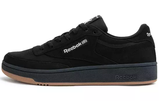 Кроссовки для скейтборда унисекс с низким верхом черного цвета Reebok