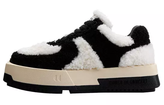 Кроссовки для скейтборда унисекс с низким верхом черного/белого цвета Choco Concert