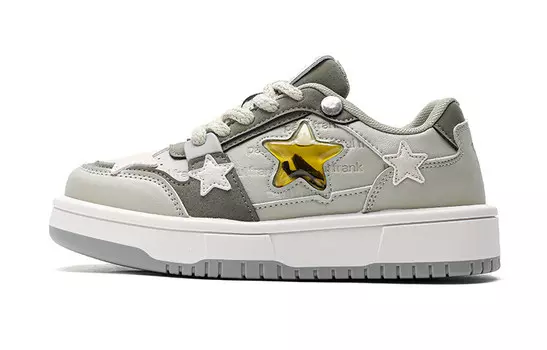 Кроссовки для скейтборда унисекс с низким верхом, шалфейно-зеленый Paul Frank