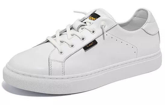 Кроссовки для скейтборда унисекс с низким верхом белого цвета Lee