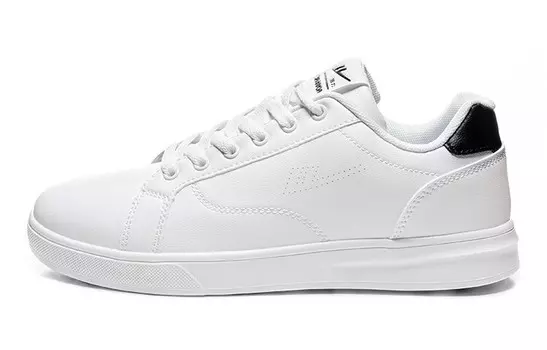 Кроссовки для скейтборда унисекс с низким верхом белый/черный Warrior