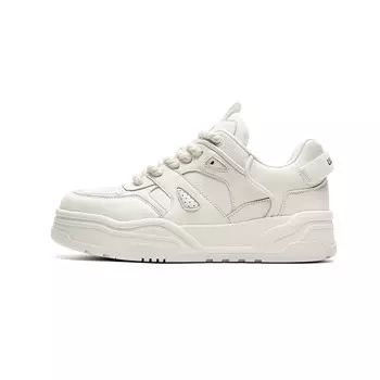 Кроссовки для скейтборда унисекс с низким верхом белого цвета Lilbetter, белый