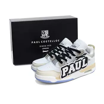 Кроссовки для скейтборда унисекс средней высоты бежево-серый Paul Costelloe