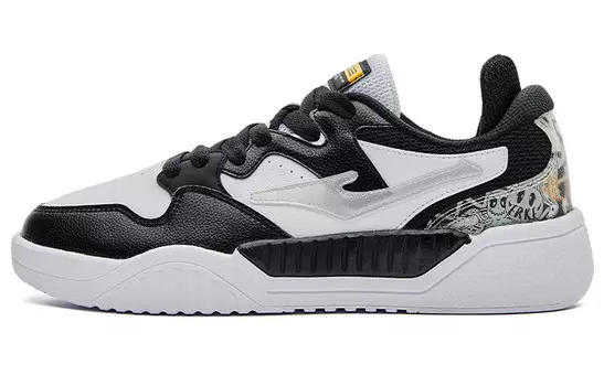 Кроссовки для скейтборда War Song мужские с низким верхом белый/черный Erke