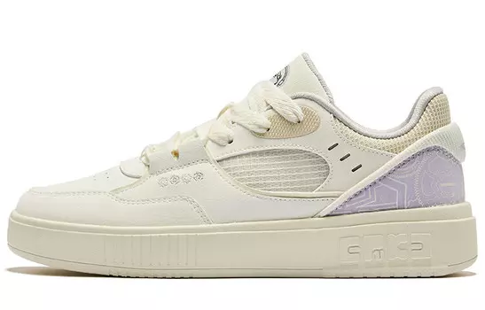 Кроссовки для скейтборда женские низкие микрокристаллические белый утренние туманы фиолетовый Erke