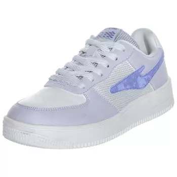 Кроссовки для скейтборда женские низкие микрокристаллические белый/фиолетовый с утренним туманом Erke