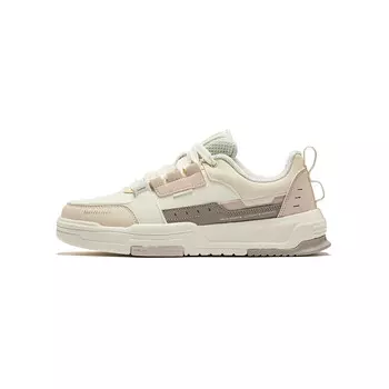 Кроссовки для скейтборда женские низкие Oak Bud белый/песочно-охристые Erke