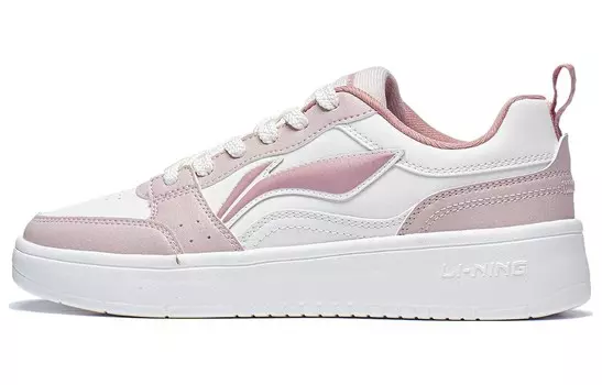 Кроссовки для скейтбординга Acer Truncatum женские с низким верхом, белые/розовые Lining