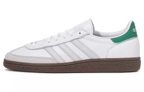 Кроссовки для скейтбординга adidas originals Handball Spzl унисекс, White/Green