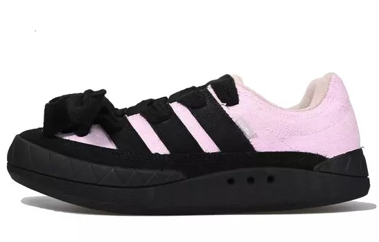 Кроссовки для скейтбординга Adimatic, унисекс, низкие, розовый/черный Adidas Originals