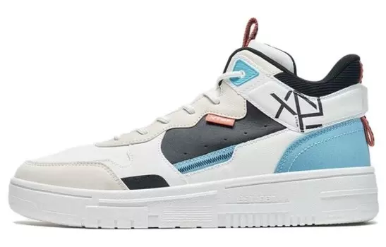 Кроссовки для скейтбординга Alfalfa White Men Low-top White, Black, Blue Xtep