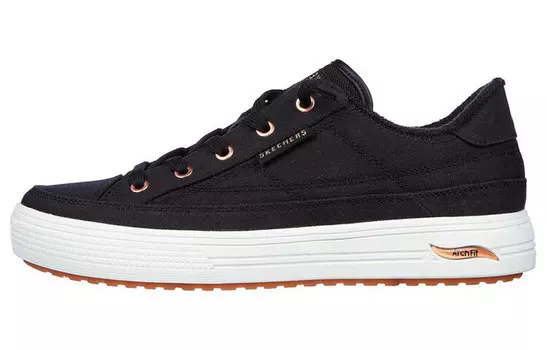 Кроссовки для скейтбординга Arch Fit Series женские, низкие, черные Skechers