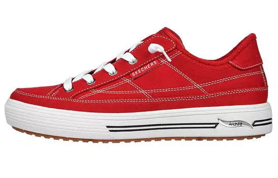Кроссовки для скейтбординга Arch Fit Series женские, низкие, красные Skechers