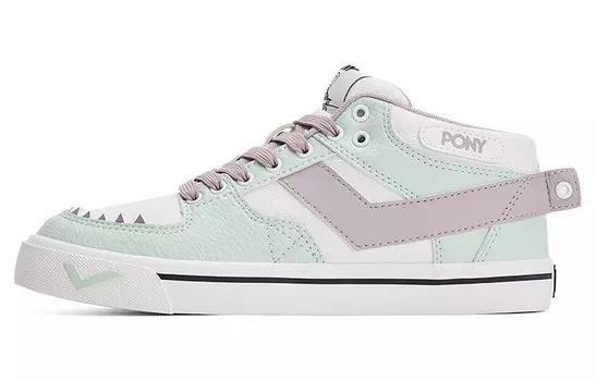 Кроссовки для скейтбординга Atop унисекс с низким верхом белого цвета Pony