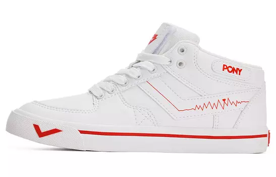 Кроссовки для скейтбординга Atop унисекс, среднего размера, красные Pony