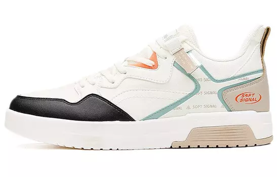 Кроссовки для скейтбординга Aurora мужские с низким верхом, белый/бежевый 361°